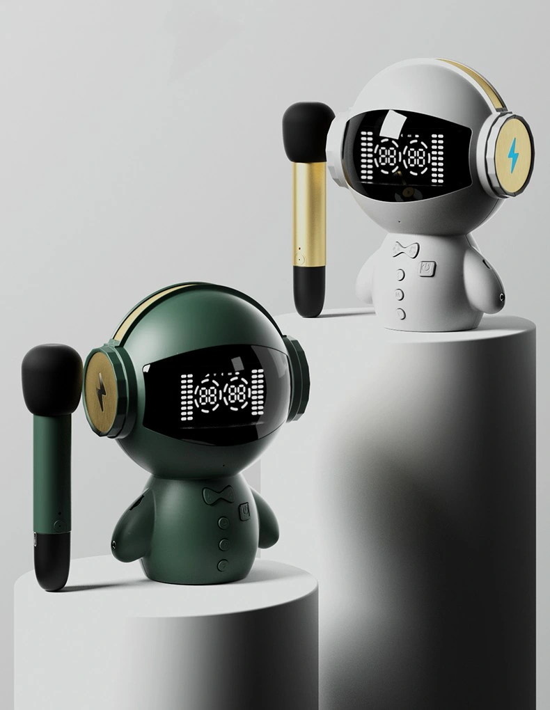 Tw M100 Robot Smart Karaoke Bluetooth Speaker Ai Voice Intercom with Microphone