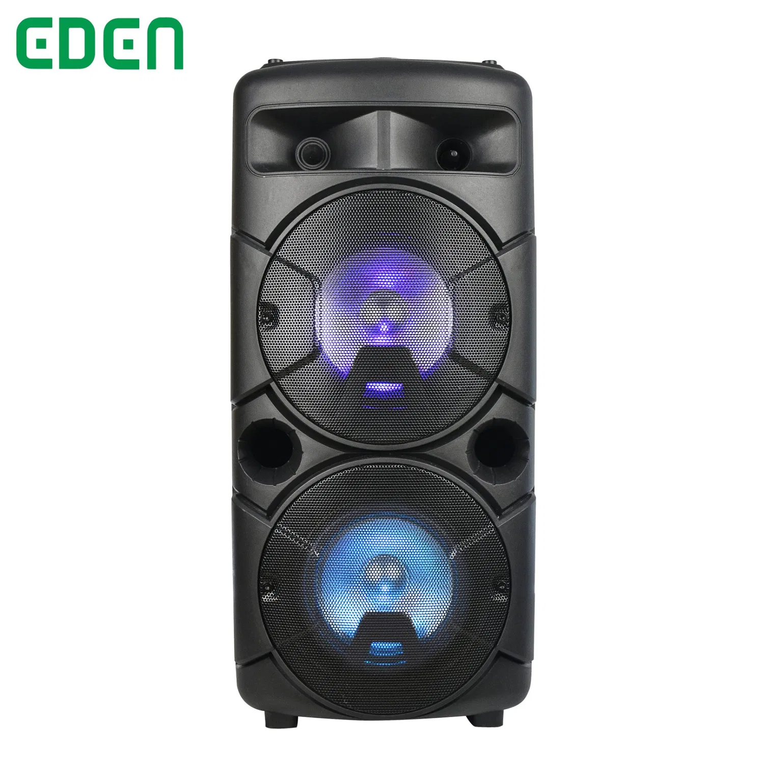 Double 6 Inch PA Speaker Wireless Speaker Portable Speaker with Flash LED