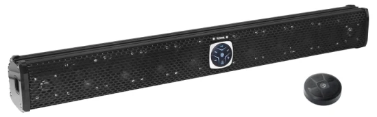 Edge Psb11 Speakers All in One Amplified Powersports Soundbar with Remote 34 Inches Ipx6 Rated Weatherproof Bluetooth Amplified Eight 3 Inch Speakers